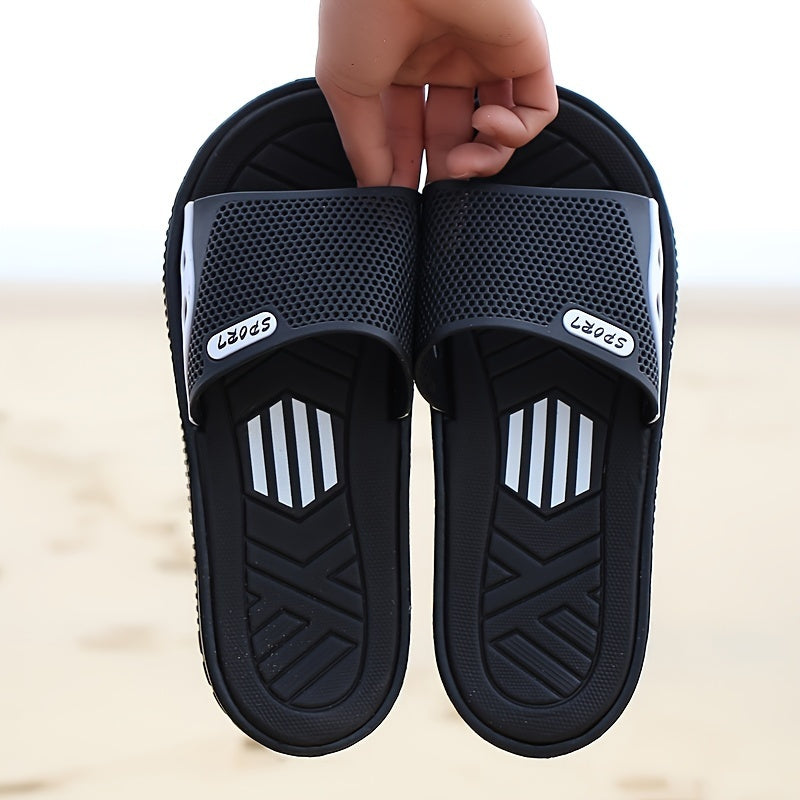Men'S Stylish Open-Toe Breathable EVA Slides - Comfortable, Non-Slip, Durable Casual Sandals with Vibrant Green & Gray Design, Perfect for Beach or Casual Attire, Beach Footwear | Stylish Sandals | EVA Sandals