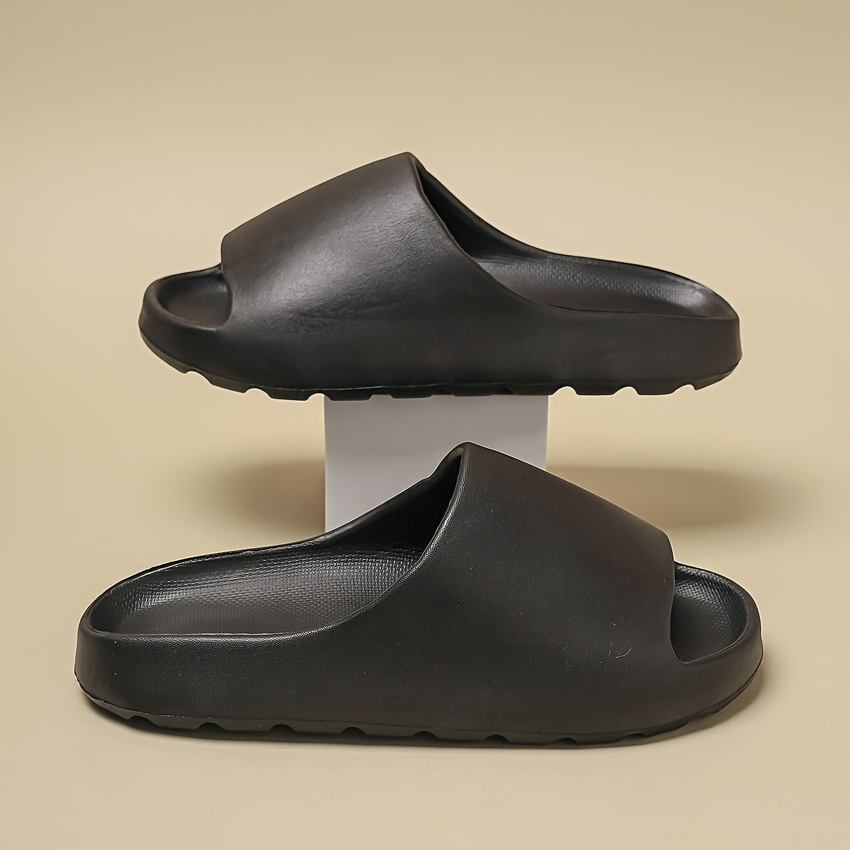 Men's Fashion EVA Slides - Non-Slip, Soft Sole Sandals for Indoor/Outdoor Use