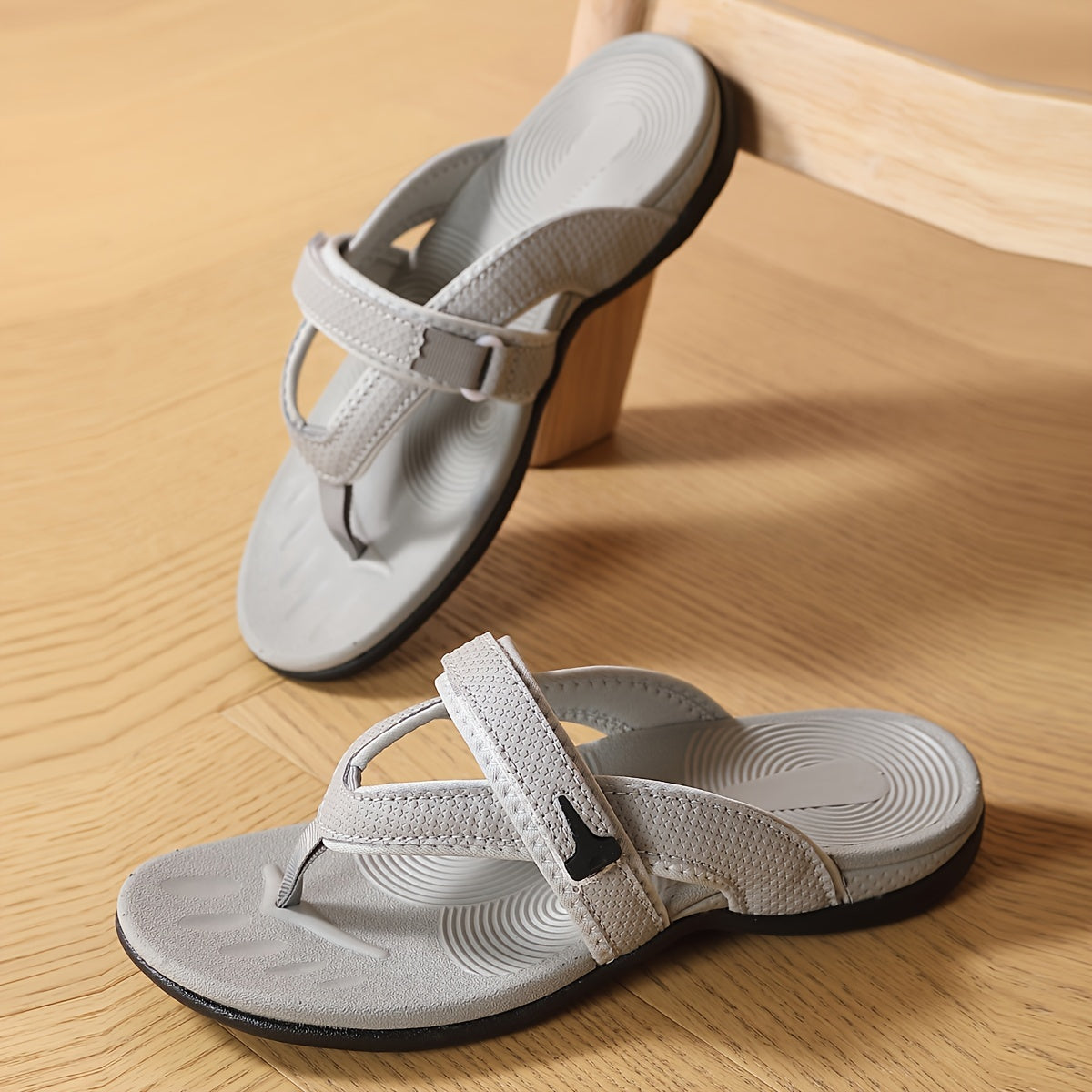 CHTAPPILIAR Women’s Comfort Arch Support Flip-Flops - Ultra-Light Soft Sole Summer Slides with Non-Slip Grip, Stylish Purple Wedge Beach Sandals, Casual Slip-On Design for All-Day Wear, Comfortable Slippers | Casual Chic Style | Pu Synthetic Cover, Summer