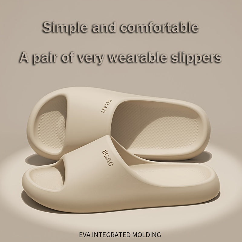 EVA Slides - Comfortable, Non-Slip, Odor-Resistant for Indoor/Outdoor Use - Perfect for Shower & Casual Wear, Thick Sole, Home