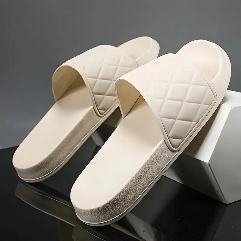 Men'S Lightweight EVA Slip-On Slippers - Arch Support & Anti-Slip Sole, Cushion-Free Design, Slip-On Sandals for Indoor/Outdoor, Beach, Home - Easy Slip-On Closure, Large Size Available - Ideal for Men'S Everyday & Formal Use, Indoor Footwear,