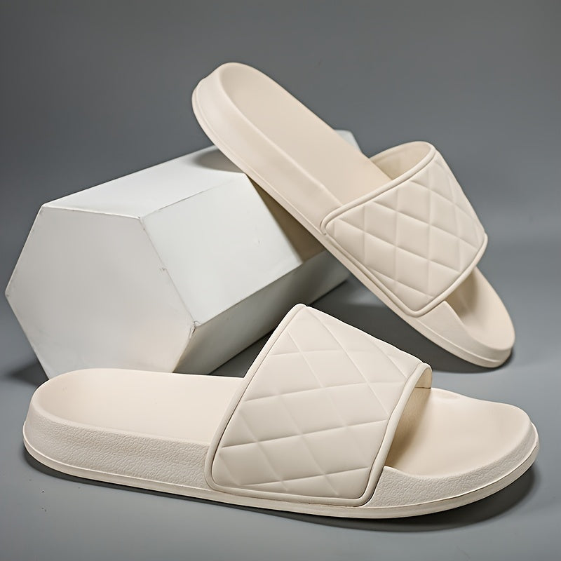 Men'S Lightweight EVA Slip-On Slippers - Arch Support & Anti-Slip Sole, Cushion-Free Design, Slip-On Sandals for Indoor/Outdoor, Beach, Home - Easy Slip-On Closure, Large Size Available - Ideal for Men'S Everyday & Formal Use, Indoor Footwear,