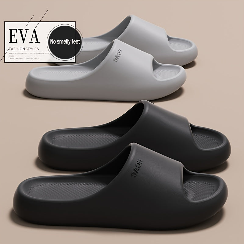 EVA Slides - Comfortable, Non-Slip, Odor-Resistant for Indoor/Outdoor Use - Perfect for Shower & Casual Wear, Thick Sole, Home