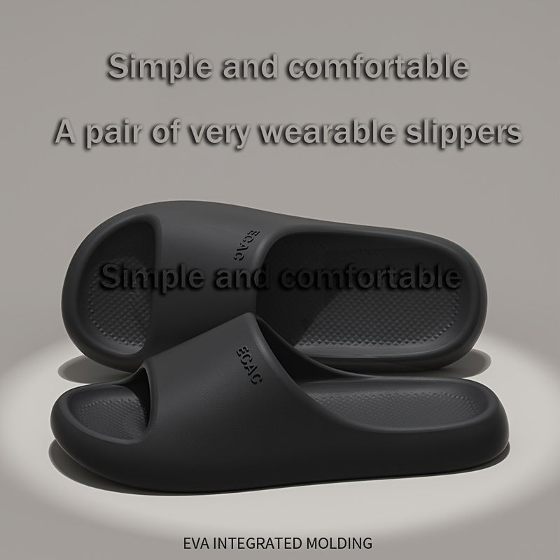 EVA Slides - Comfortable, Non-Slip, Odor-Resistant for Indoor/Outdoor Use - Perfect for Shower & Casual Wear, Thick Sole, Home
