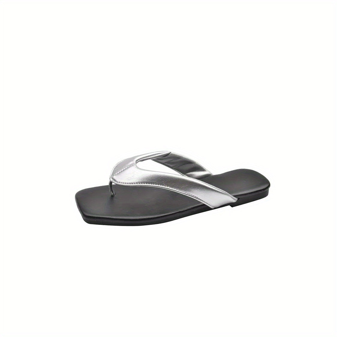 Women's Non-Slip Flip Flops - Lightweight Soft Sole Slip-On Shoes with Cushioned PU Outsole, Slip-Resistant for Home, Beach, Travel - Available in Brown, Black, Tan, Beige - Women's House Shoes & Casual Footwear, Indoor Slippers, Opentoe Style,