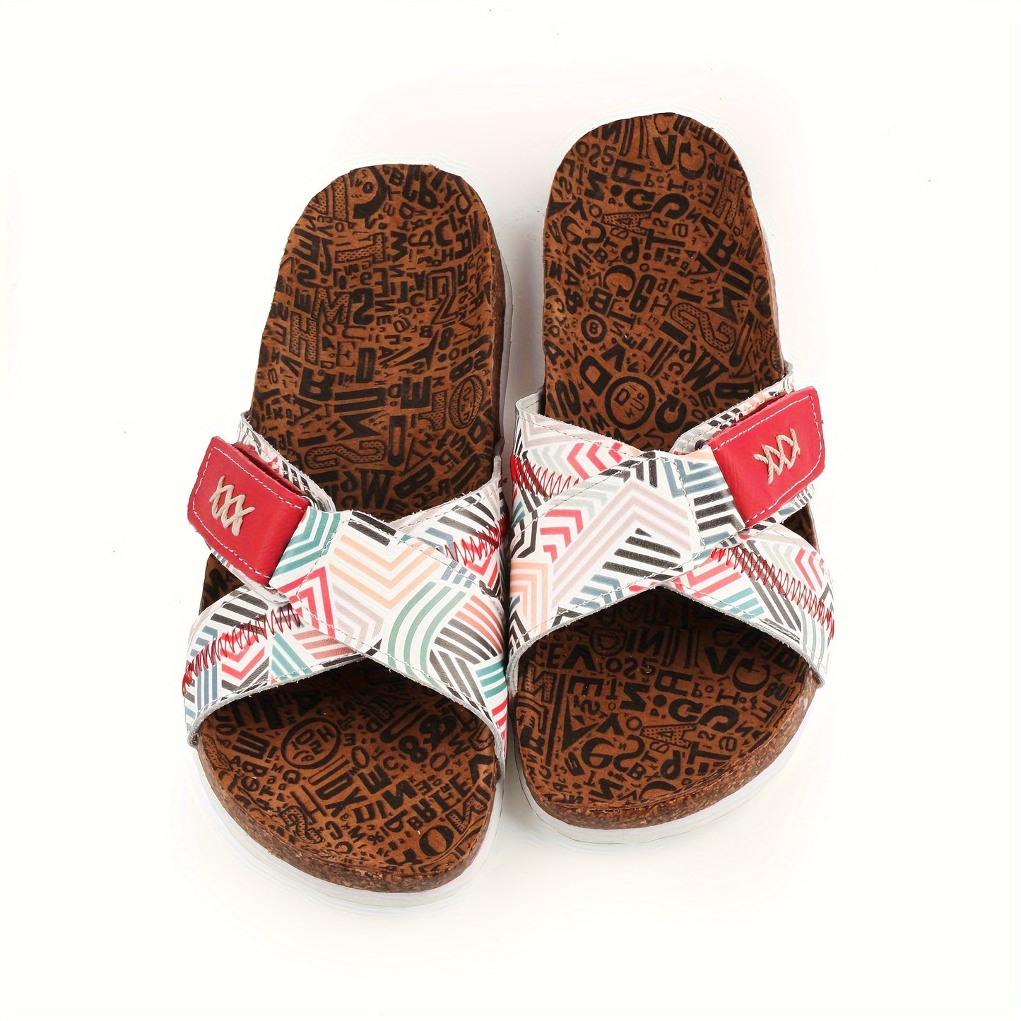 1 Pair Women'S Casual Beach Slides - Solid Color Open Toe Slip-On Sandals with Split Cow Leather Upper, Pig Split Leather Lining, and EVA/TPR Flat Sole - Comfortable and Non-Slip Summer Footwear