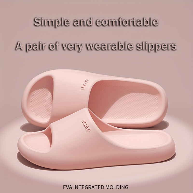 EVA Slides - Comfortable, Non-Slip, Odor-Resistant for Indoor/Outdoor Use - Perfect for Shower & Casual Wear, Thick Sole, Home