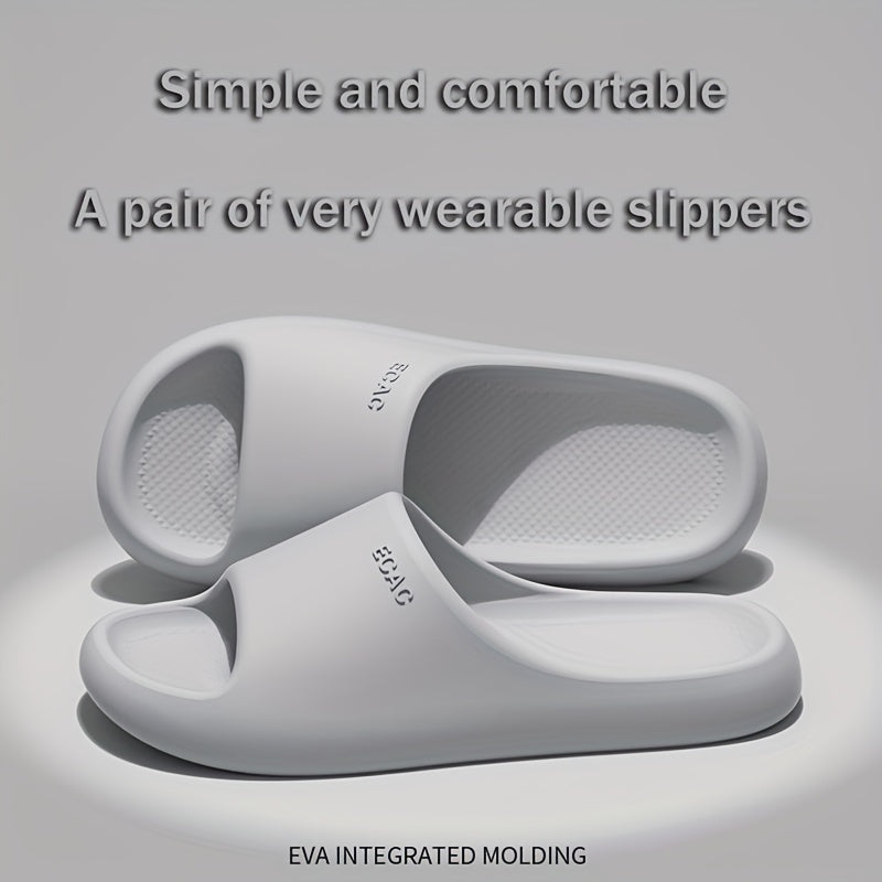 EVA Slides - Comfortable, Non-Slip, Odor-Resistant for Indoor/Outdoor Use - Perfect for Shower & Casual Wear, Thick Sole, Home