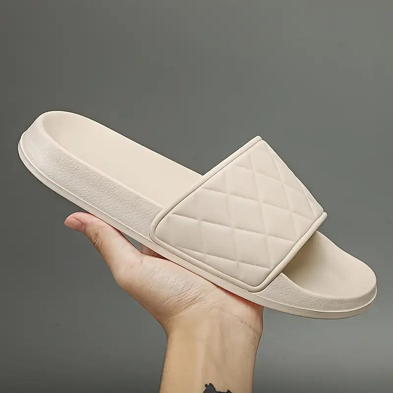 Men'S Lightweight EVA Slip-On Slippers - Arch Support & Anti-Slip Sole, Cushion-Free Design, Slip-On Sandals for Indoor/Outdoor, Beach, Home - Easy Slip-On Closure, Large Size Available - Ideal for Men'S Everyday & Formal Use, Indoor Footwear,