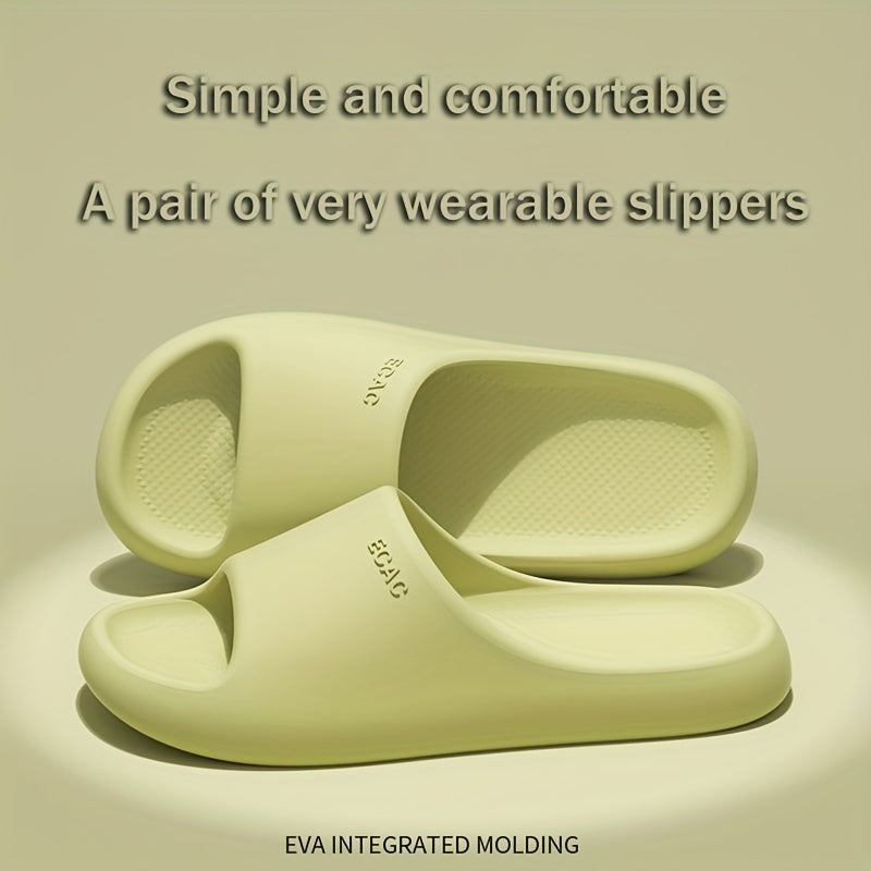 EVA Slides - Comfortable, Non-Slip, Odor-Resistant for Indoor/Outdoor Use - Perfect for Shower & Casual Wear, Thick Sole, Home