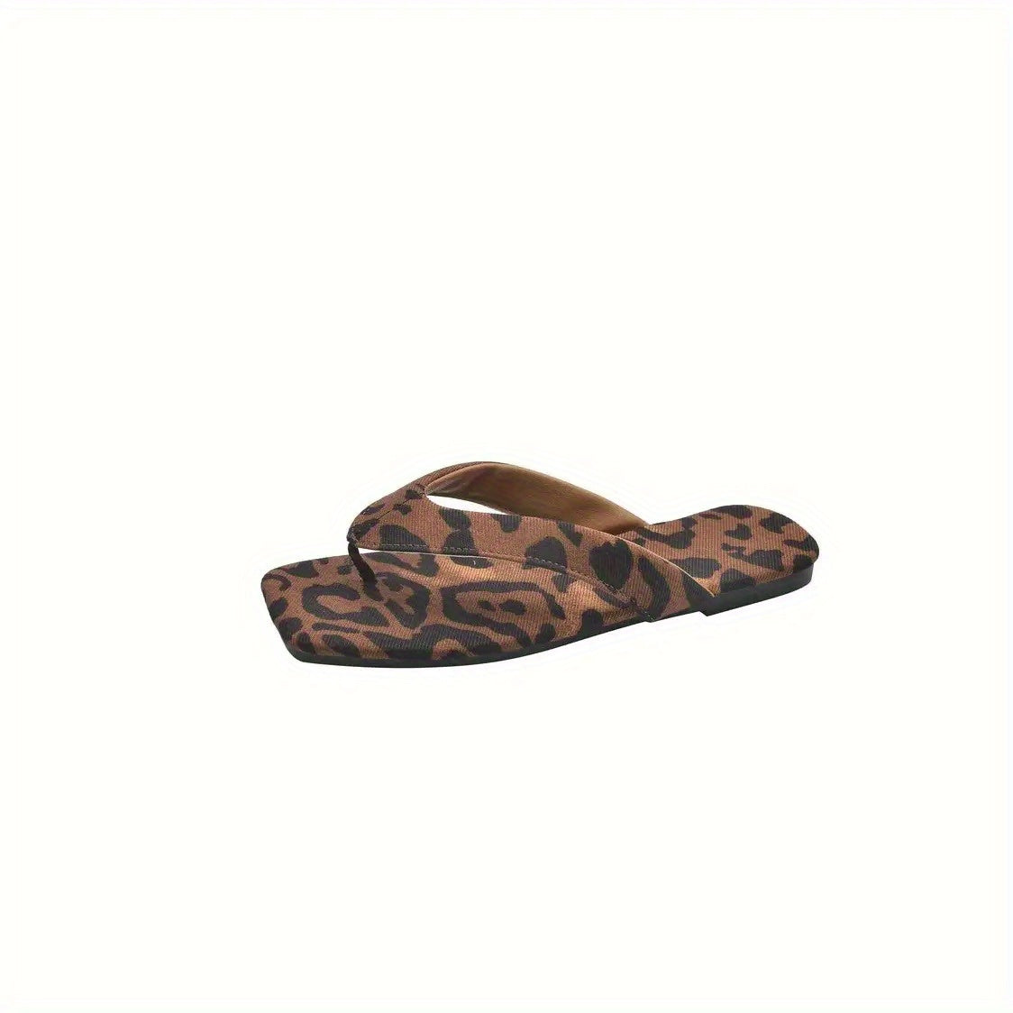 Women's Non-Slip Flip Flops - Lightweight Soft Sole Slip-On Shoes with Cushioned PU Outsole, Slip-Resistant for Home, Beach, Travel - Available in Brown, Black, Tan, Beige - Women's House Shoes & Casual Footwear, Indoor Slippers, Opentoe Style,