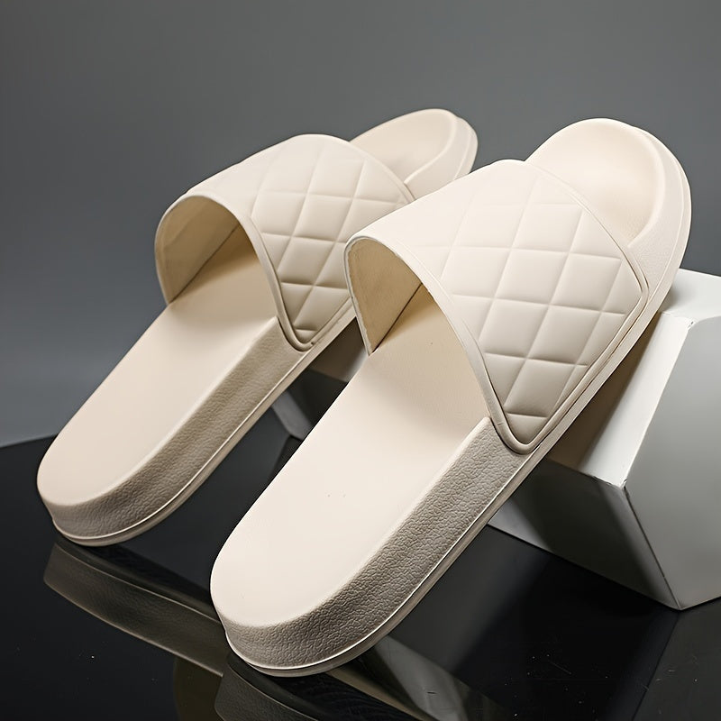 Men'S Lightweight EVA Slip-On Slippers - Arch Support & Anti-Slip Sole, Cushion-Free Design, Slip-On Sandals for Indoor/Outdoor, Beach, Home - Easy Slip-On Closure, Large Size Available - Ideal for Men'S Everyday & Formal Use, Indoor Footwear,