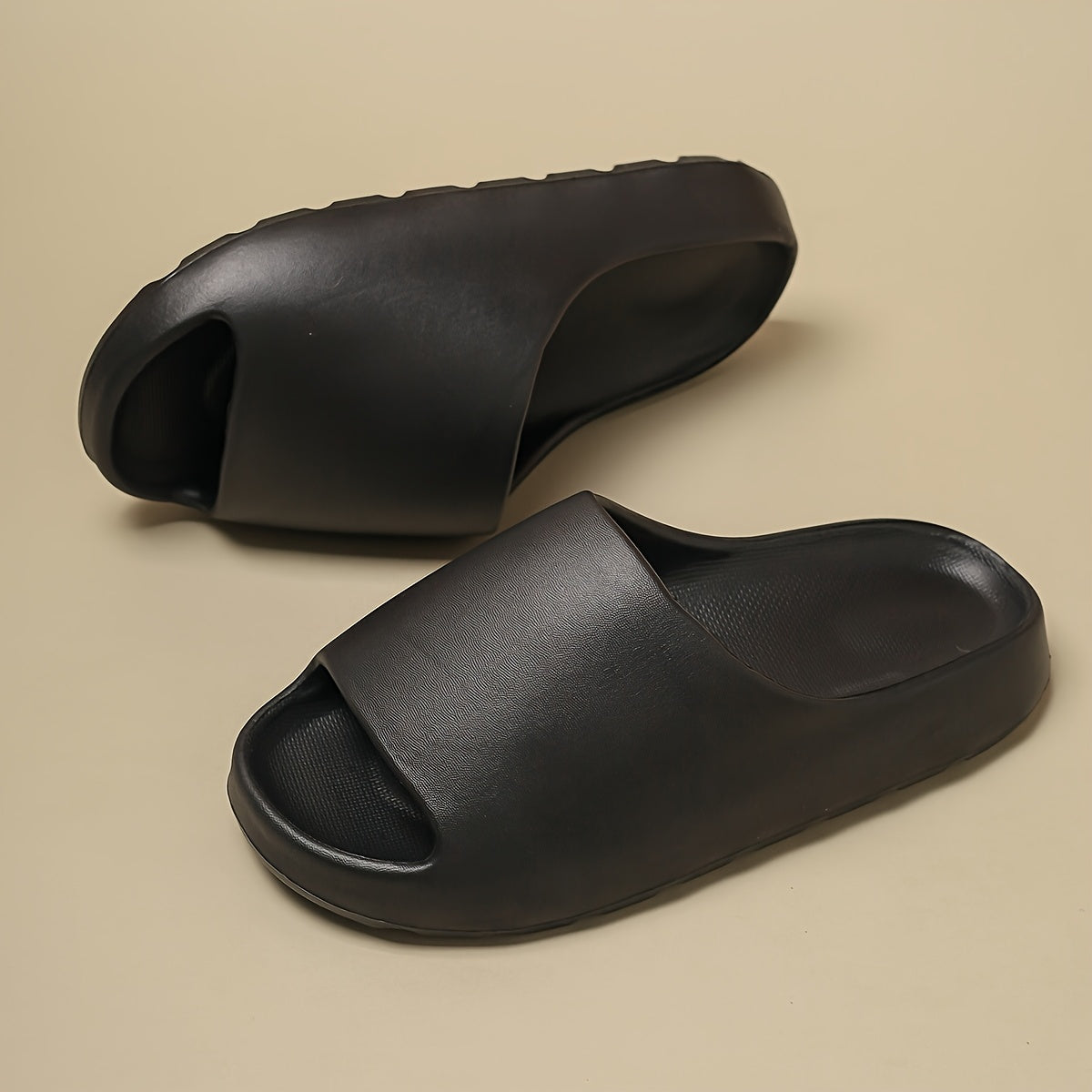 Men's Fashion EVA Slides - Non-Slip, Soft Sole Sandals for Indoor/Outdoor Use