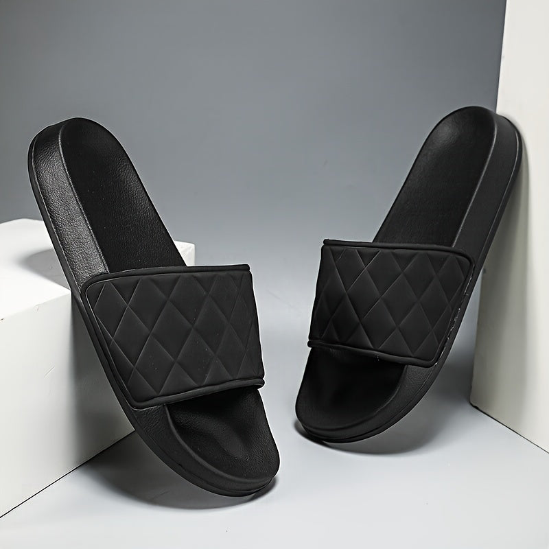 Men'S Lightweight EVA Slip-On Slippers - Arch Support & Anti-Slip Sole, Cushion-Free Design, Slip-On Sandals for Indoor/Outdoor, Beach, Home - Easy Slip-On Closure, Large Size Available - Ideal for Men'S Everyday & Formal Use, Indoor Footwear,
