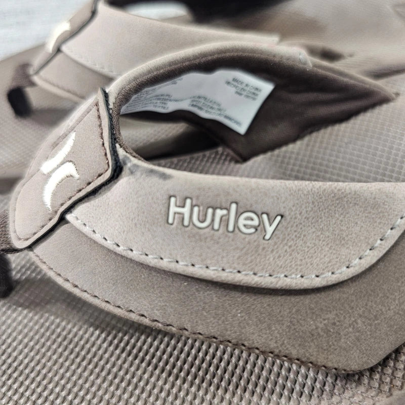 Hurley Brand Men's Flip Flops Size 9 Slippers #HFSO120-210 Sandals