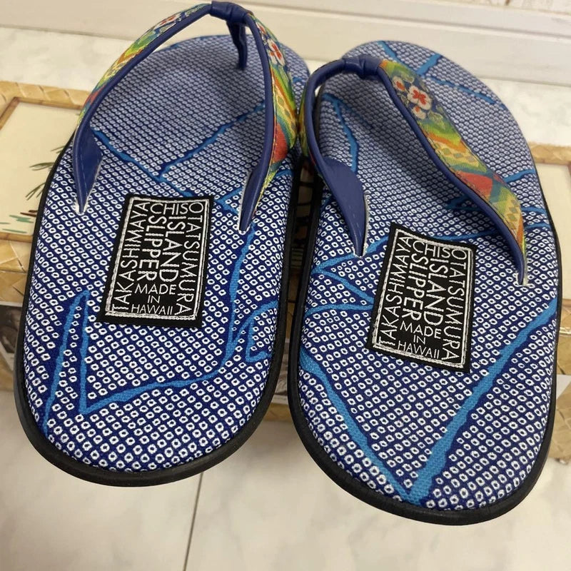 Island Slipper Chiso Collaboration Men's Sandals Blue 27cm Mint Unused Box