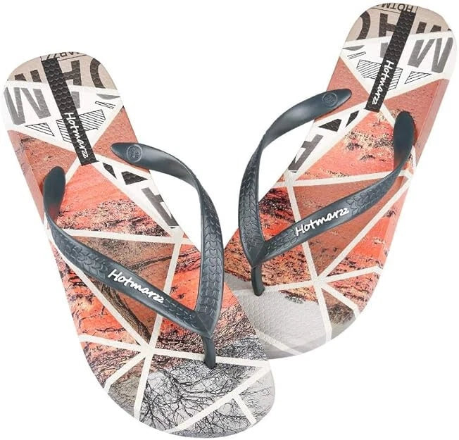 Hotmarzz Men's Flip Flops Patterns and Prints Summer Sandals Beach Slippers SZ 9