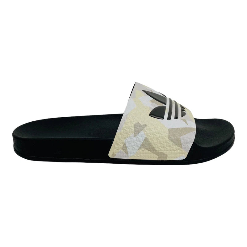 Adidas Mens Adilette Camo Sand Black Slide Sandals FW4391 Size 12 Logo Slippers