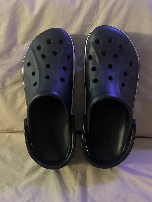 Crocs Bayaband Unisex Clog Mule slippers With White Heel 205089066
