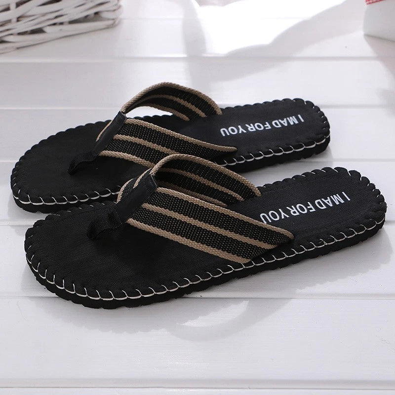 Latest Fashion Men's Summer Beach Sandals Flat Thongs Flip Flops Slippers