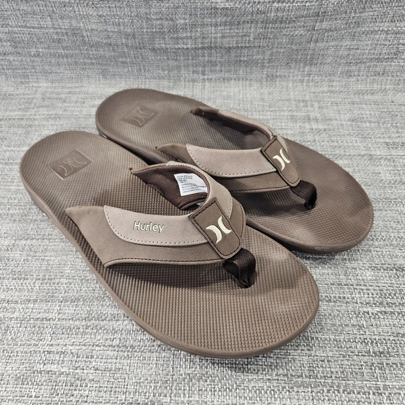 Hurley Brand Men's Flip Flops Size 9 Slippers #HFSO120-210 Sandals
