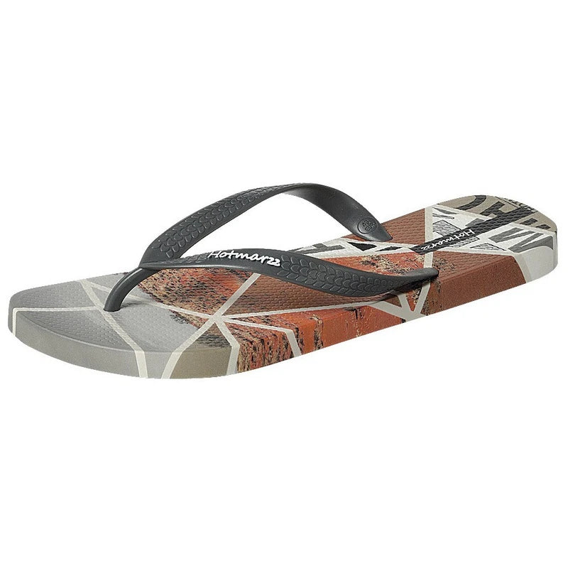 Hotmarzz Men's Flip Flops Patterns and Prints Summer Sandals Beach Slippers SZ 9