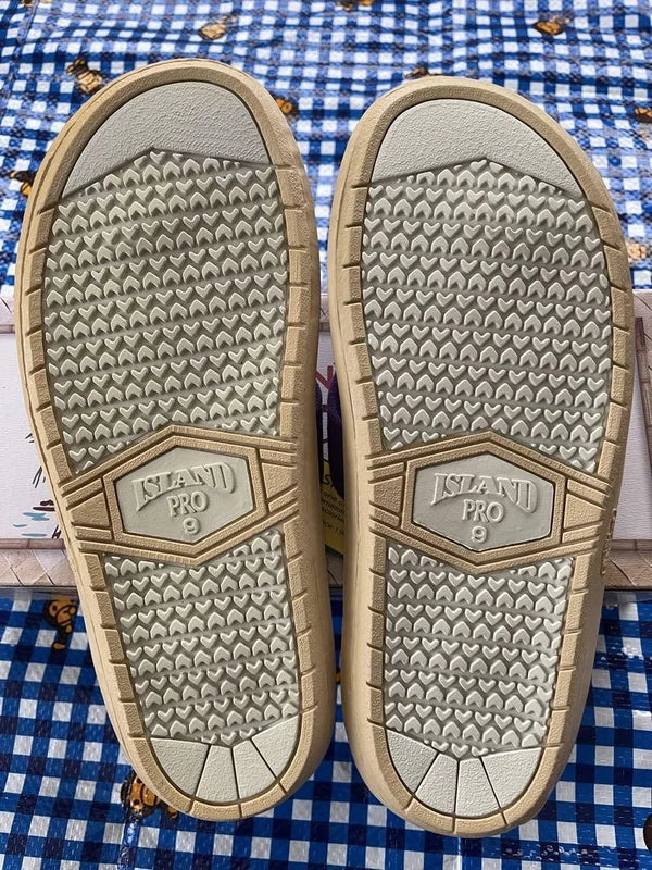 Island Slipper Men's Sandals Purple Camo US9 (27cm) Mint Unused