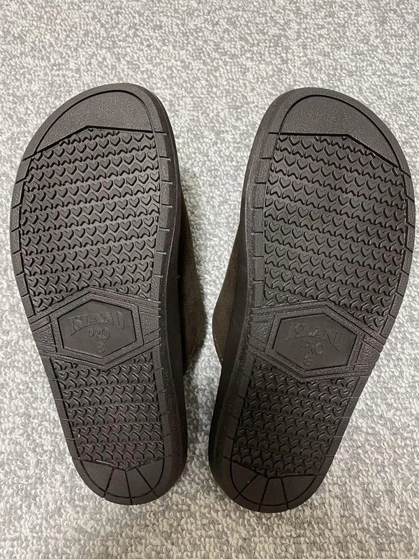 Island Slipper Beams Brown Slip-On Shoes 8 US/26cm Pre-Owned No Box
