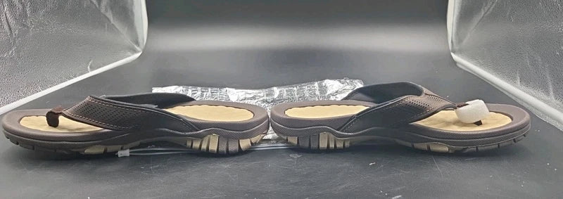 KUBUA Men's Beach Flip-Flops Water Sandals Outdoor Athletic Thong Sandal Slipper