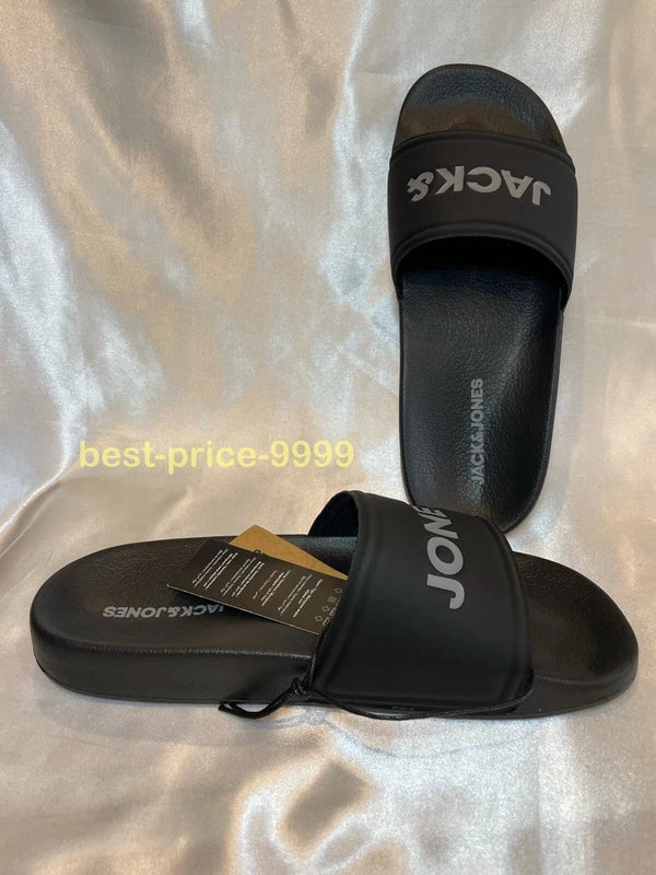 JACK & JONES - SIZE US8 - MEN'S SANDALS POOL BEACH SLIPPERS HOLIDAY - NEW - NOTE