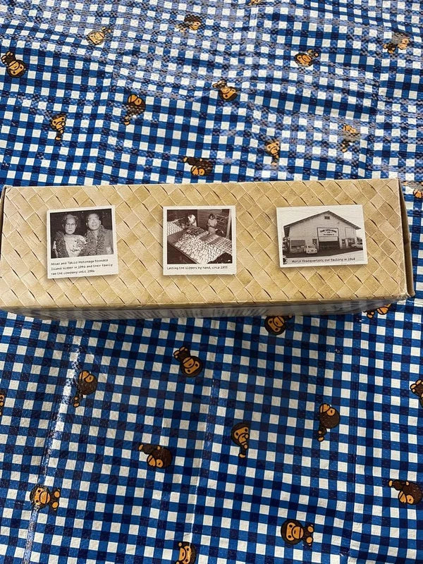 Island Slipper Men's Sandals Purple Camo US9 (27cm) Mint Unused