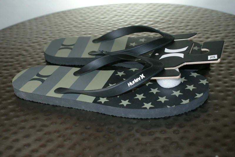 Hurley / American One and Only / Size 12 / Sandal / Flip-Flop / Slippers / olive