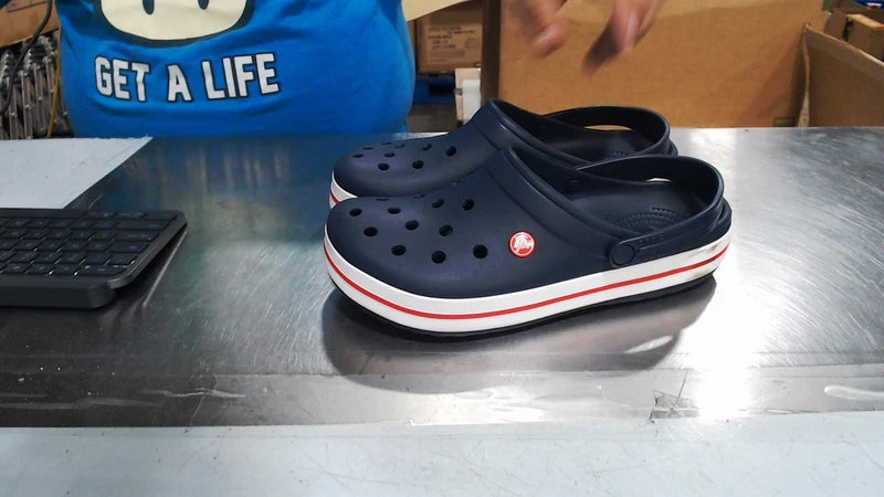 LikeNew_Crocs unisex adult Men's and Women's Crocband Cl_Navy_12 Women/10 Men