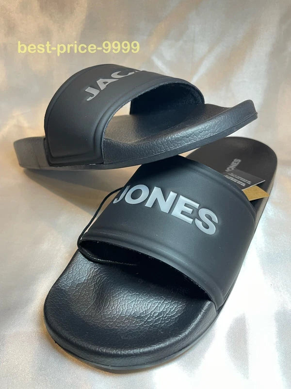 JACK & JONES - SIZE US8 - MEN'S SANDALS POOL BEACH SLIPPERS HOLIDAY - NEW - NOTE