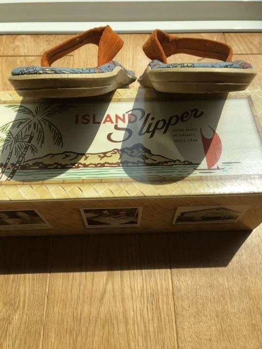 ISLAND SLIPPER x Kinashi Cycle Collaboration Men’s Slippers 27cm Deadstock