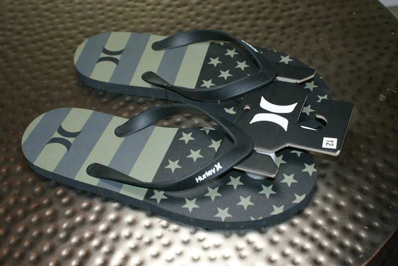 Hurley / American One and Only / Size 12 / Sandal / Flip-Flop / Slippers / olive