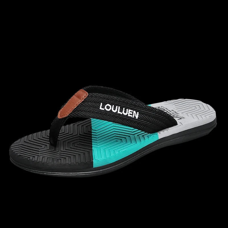 Fashion Men Light Flip Flops Slides Summer Anti-skid Man Slippers Outdoor Beach
