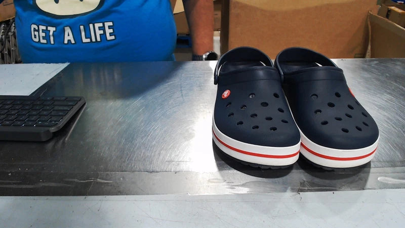 LikeNew_Crocs unisex adult Men's and Women's Crocband Cl_Navy_12 Women/10 Men