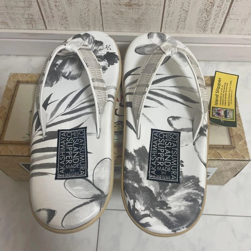 Island Slipper Chiso Collaboration Men's Sandals 28cm Mint Unused Hawaii Made