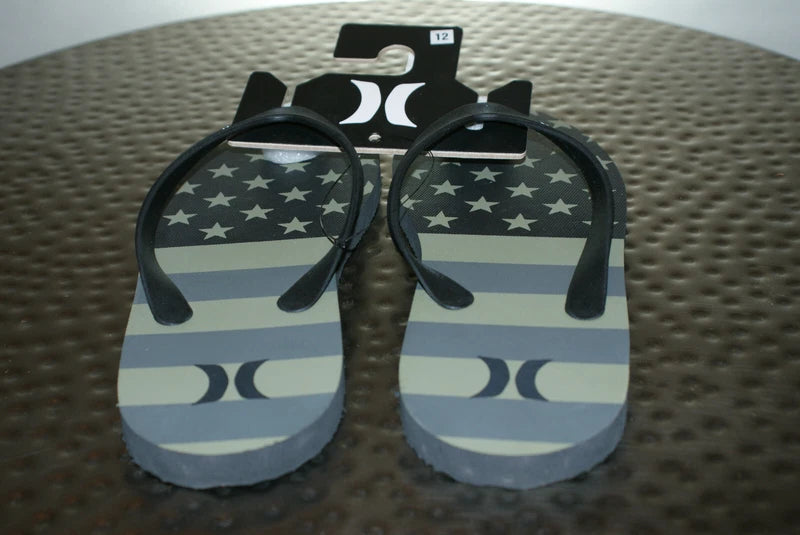 Hurley / American One and Only / Size 12 / Sandal / Flip-Flop / Slippers / olive
