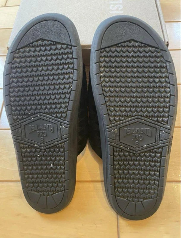 Island Slipper Pilgrim Surf+Supply PTS705 Black Shower Sandals 25.5cm Pre-Owned