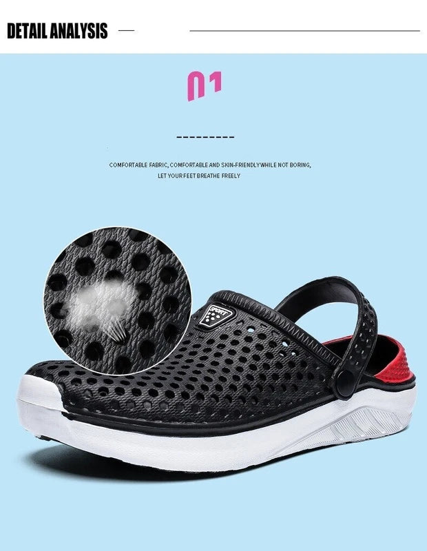 Classic Summer Beach Clog Slipper Men Unisex Anti-Slip ultra light sandals Women