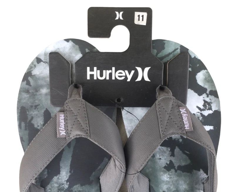 HURLEY Mens Size 11 Flip Flop Slippers Sandal Slide Outdoor Beach Pool 2524_533
