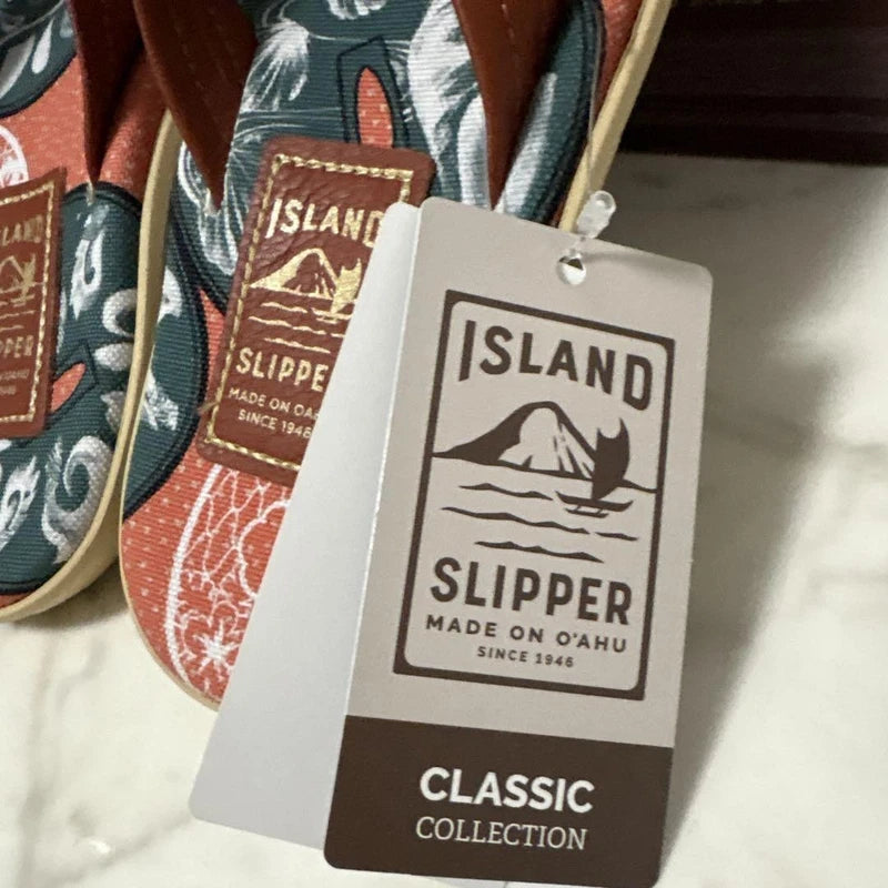 Island Slipper Men’s Hawaii Sandals Size 7 US 8 UK Mint Unused Boxed