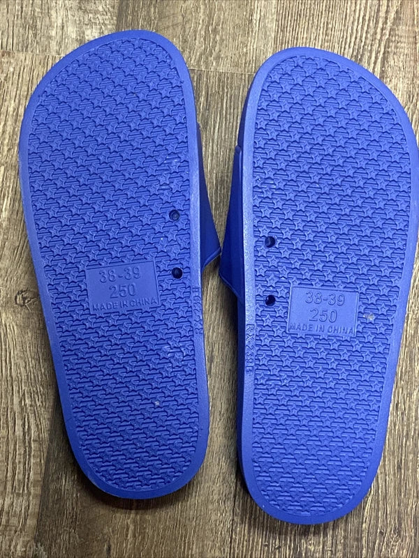 Chena Hot Springs Alaska Sandals Slides Flip Flops  Slippers Northern Lights 7