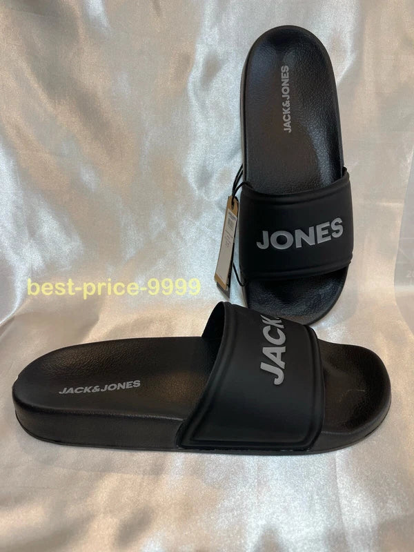 JACK & JONES - SIZE US8 - MEN'S SANDALS POOL BEACH SLIPPERS HOLIDAY - NEW - NOTE