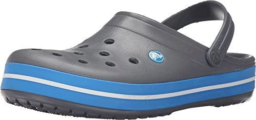 LikeNew_Crocs Unisex-Adult Crocband Clog, Charcoal/Ocean, 6 Men/8