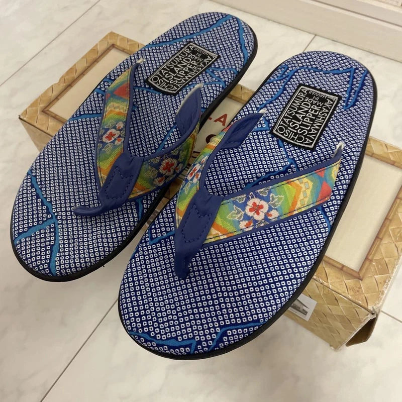 Island Slipper Chiso Collaboration Men's Sandals Blue 27cm Mint Unused Box