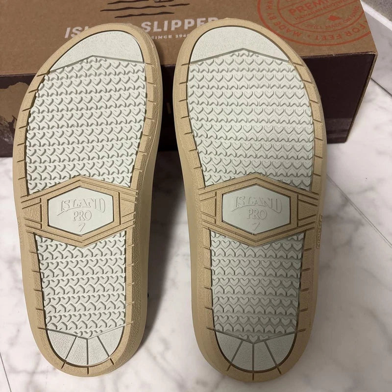 Island Slipper Men’s Hawaii Sandals Size 7 US 8 UK Mint Unused Boxed