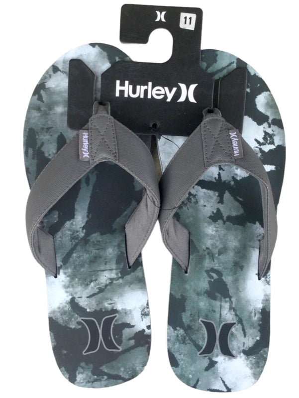 HURLEY Mens Size 11 Flip Flop Slippers Sandal Slide Outdoor Beach Pool 2524_533